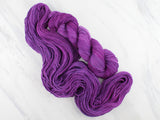 EGGPLANT Hand-Dyed Yarn on Buttery Soft DK - Purple Lamb