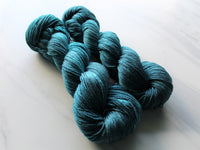 ANNUNCIATION BLUE on So Silky Sock - Purple Lamb