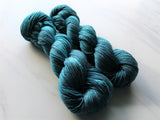 ANNUNCIATION BLUE on So Silky Sock - Purple Lamb