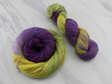 PURPLE IRIS Hand-Dyed on Buttery Soft DK - Purple Lamb