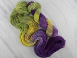 PURPLE IRIS Hand-Dyed on Buttery Soft DK - Purple Lamb