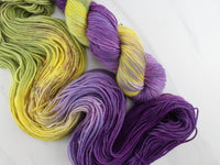 PURPLE IRIS Hand-Dyed on Buttery Soft DK - Purple Lamb