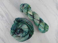 THE HANDS OF THE KING Hand-Dyed Yarn on Squoosh DK - Purple Lamb