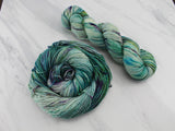 THE HANDS OF THE KING Hand-Dyed Yarn on Squoosh DK - Purple Lamb