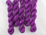 EGGPLANT MINI SKEIN on Splendid Sock - Purple Lamb