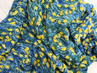 VAN GOGH'S STARRY NIGHT - Assigned Pooling Version - Indie-Dyed Yarn on Sparkly Merino Sock
