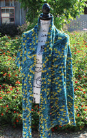 VAN GOGH'S STARRY NIGHT - Assigned Pooling Version - Indie-Dyed Yarn on Sparkly Merino Sock