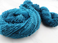 ANNUNCIATION BLUE Hand-Dyed Yarn on Squiggle Sock