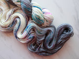 IT'S COMPLICATED on So Silky Sock - Purple Lamb