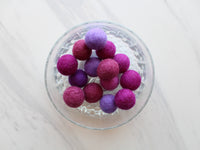 LAVENDER FELT BALLS - Purple Lamb