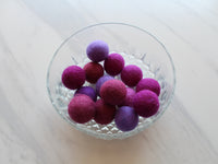 LAVENDER FELT BALLS - Purple Lamb