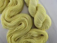 LEMON GELATO Indie-Dyed Yarn on Feather Sock