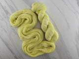 LEMON GELATO Indie-Dyed Yarn on Feather Sock