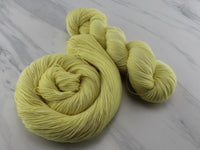 LEMON GELATO Indie-Dyed Yarn on Feather Sock