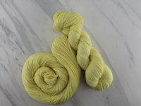 LEMON GELATO Indie-Dyed Yarn on Feather Sock