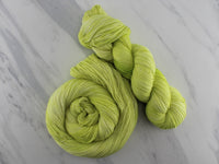 LIME GELATO Indie-Dyed Yarn on Feather Sock