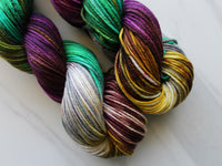 LOTHLORIEN Indie-Dyed Yarn on Squoosh DK - Purple Lamb