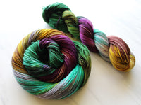 LOTHLORIEN Hand-Dyed Yarn on Sock Perfection - Purple Lamb
