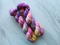 MARIANNE Hand-Dyed Yarn on Sock Perfection - Purple Lamb