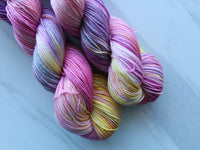 MARIANNE Hand-Dyed Yarn on Sock Perfection - Purple Lamb