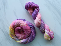 MARIANNE Hand-Dyed Yarn on Sock Perfection - Purple Lamb