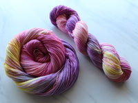 MARIANNE Hand-Dyed Yarn on Sock Perfection - Purple Lamb