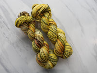 MARIGOLD Indie-Dyed Yarn on Stained Glass Sock - Purple Lamb