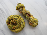 MARIGOLD Indie-Dyed Yarn on Stained Glass Sock - Purple Lamb
