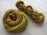 MARIGOLD Indie-Dyed Yarn on Stained Glass Sock - Purple Lamb