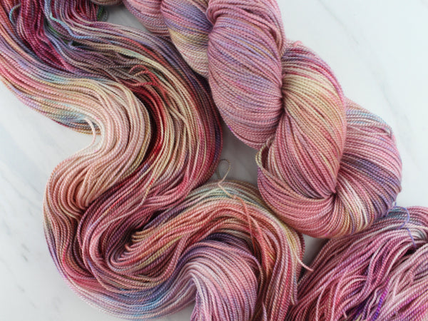 MIDSUMMER NIGHT'S DREAM Indie-Dyed Yarn on Feather Sock - Purple Lamb