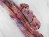 MIDSUMMER NIGHT'S DREAM Indie-Dyed Yarn on Feather Sock - Purple Lamb