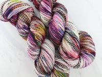 MIDSUMMER NIGHT'S DREAM Indie-Dyed Yarn on Stained Glass Sock - Purple Lamb