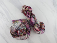 MIDSUMMER NIGHT'S DREAM Indie-Dyed Yarn on Stained Glass Sock - Purple Lamb