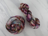 MIDSUMMER NIGHT'S DREAM Indie-Dyed Yarn on Stained Glass Sock - Purple Lamb