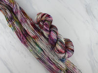 MIDSUMMER NIGHT'S DREAM Indie-Dyed Yarn on Stained Glass Sock - Purple Lamb