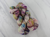 MIDSUMMER NIGHT'S DREAM on Sparkly Merino Sock - Purple Lamb