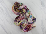 MIDSUMMER NIGHT'S DREAM on Sparkly Merino Sock - Purple Lamb