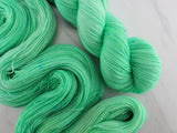 MINT GELATO Indie-Dyed Yarn on Feather Sock
