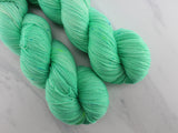MINT GELATO Indie-Dyed Yarn on Feather Sock