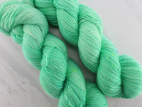MINT GELATO Indie-Dyed Yarn on Feather Sock