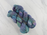 MONET'S CATHEDRAL Hand-Dyed Yarn on Buttery Soft DK - Purple Lamb