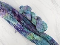 MONET'S CATHEDRAL Hand-Dyed Yarn on Buttery Soft DK - Purple Lamb