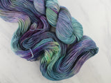 MONET'S CATHEDRAL Hand-Dyed Yarn on Buttery Soft DK - Purple Lamb
