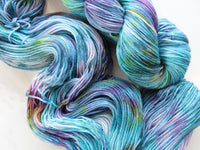 MONET'S CATHEDRAL Indie-Dyed Yarn on Cashmere Sock - Purple Lamb