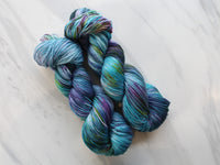 MONET'S CATHEDRAL Indie-Dyed Yarn on Cashmere Sock - Purple Lamb