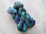MONET'S CATHEDRAL Indie-Dyed Yarn on Cashmere Sock - Purple Lamb