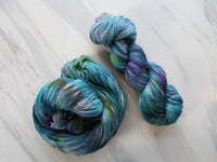 MONET'S CATHEDRAL Indie-Dyed Yarn on Cashmere Sock - Purple Lamb