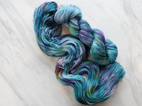 MONET'S CATHEDRAL Indie-Dyed Yarn on Cashmere Sock - Purple Lamb