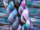 MONET'S CATHEDRAL Indie-Dyed Yarn on So Silky Sock - Purple Lamb