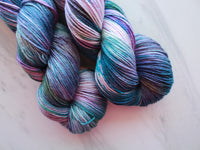 MONET'S CATHEDRAL Indie-Dyed Yarn on So Silky Sock - Purple Lamb